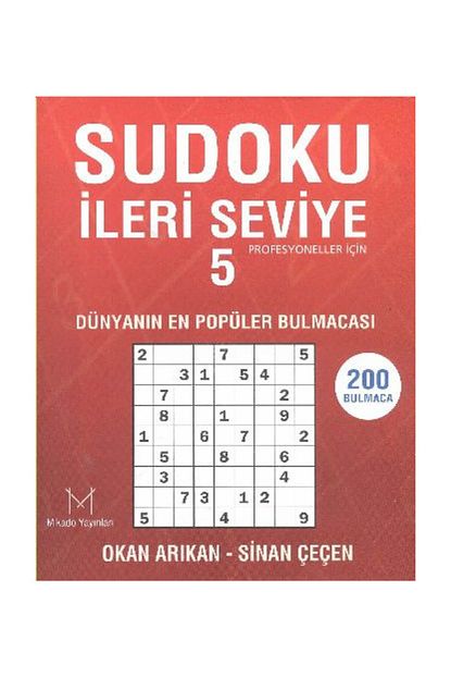 Mikado Yayinlari Sudoku Ileri Seviye 5 Trendyol