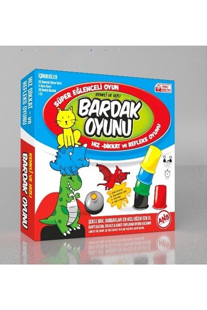 Ans Renkli Pratik Hizli Bardaklar Oyunu Trendyol