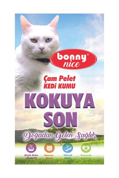 Bonny Nice Organik Cam Pelet Kedi Kumu 10 Kg 17 L Trendyol