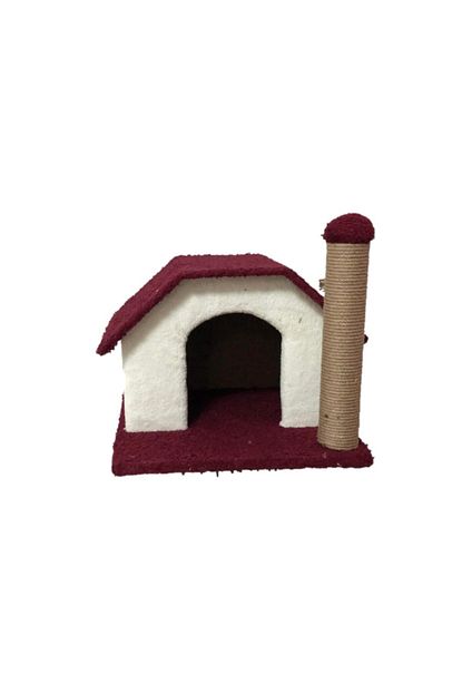Captain S Captain S Kedi Evi Tek Katli Tirmalamali Bordo Trendyol