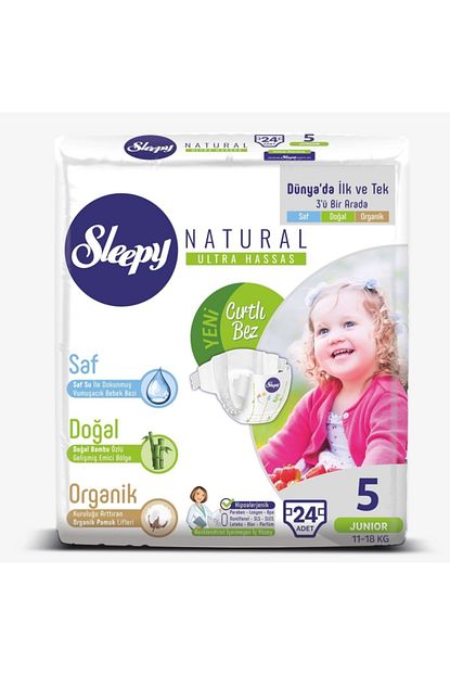 Sleepy Natural Jumbo 5 Numara Junior 24 Adet Trendyol