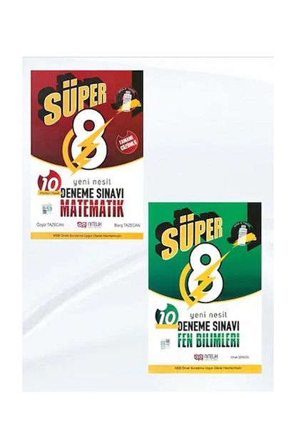 Nitelik Yayinlari Super 8 Sinif Matematik Fen Bilimleri Yeni Nesil Deneme Sinavi Trendyol