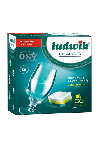 ludwik classic bulasik makine tableti 60 yikama li monlu