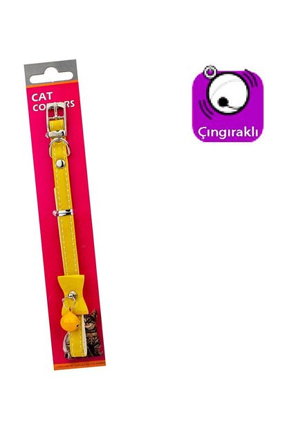 Eastland Papyonlu Zilli Kedi Boyun Tasmasi Sari Trendyol