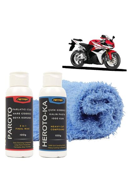Netfer Motosiklet Pasta Cila Seti 2x100 Ml Trendyol