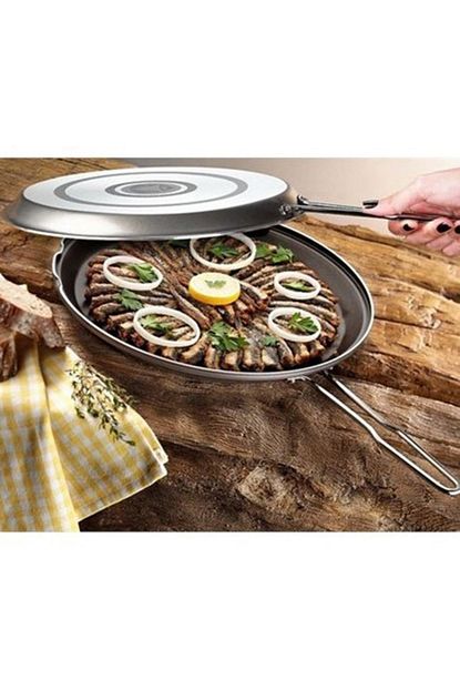 Cem Pratiko Cift Tarafli Ikiz Balik Borek Tava 28 Cm Trendyol