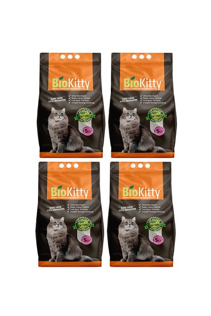 Biokitty 5 Lt Ince Tane Bebek Pudra Kokulu Kedi Kumu 4 Adet Trendyol