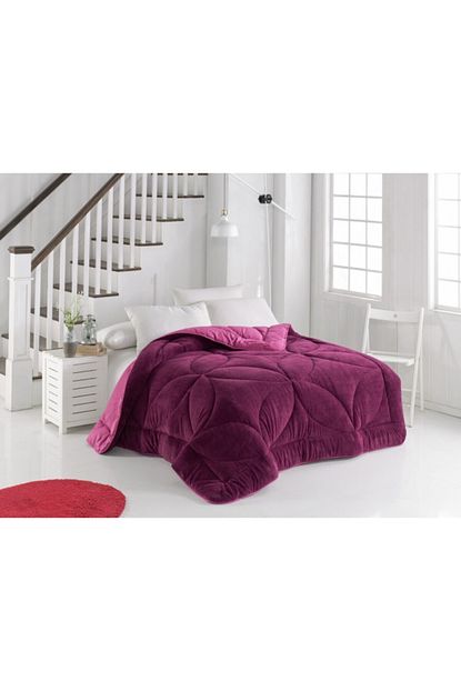 Armagan Cift Kisilik Welsoft Yorgan Fusia Renk Trendyol