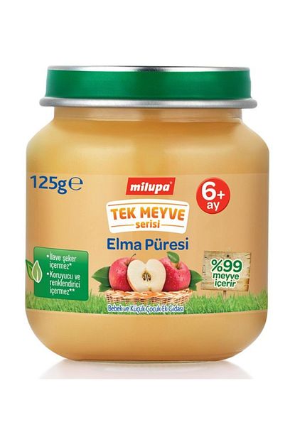 Milupa Elma Puresi 125gr Kavanoz Mamasi Trendyol