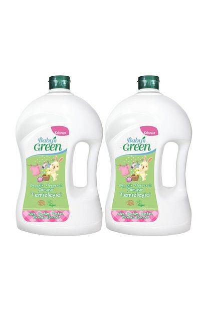 Baby S Green 2 Li Set Baby S Green Organik Aloe Verali Kokusuz Bebek Camasir Deterjani 2 Lt Eco Trendyol