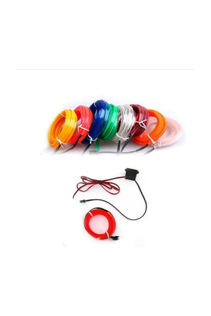 Sahlan 3 Metre Kirmizi Arac Ici Torpido Ledi Renkli Ip Neon Ip Led Trendyol