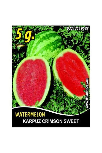 Euro Seed Karpuz Tohumu Crimson Sweet 5 G Takribi 50 Tohum Trendyol