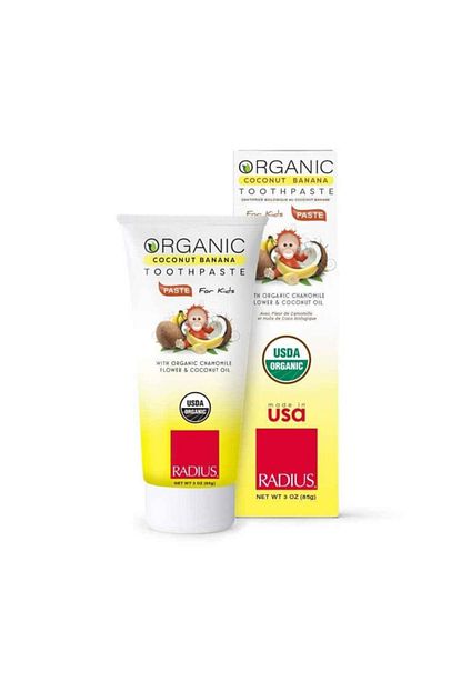 Organic Organik Dis Macunu Hindistancevizi Ve Muz 85 Gr Radius Trendyol