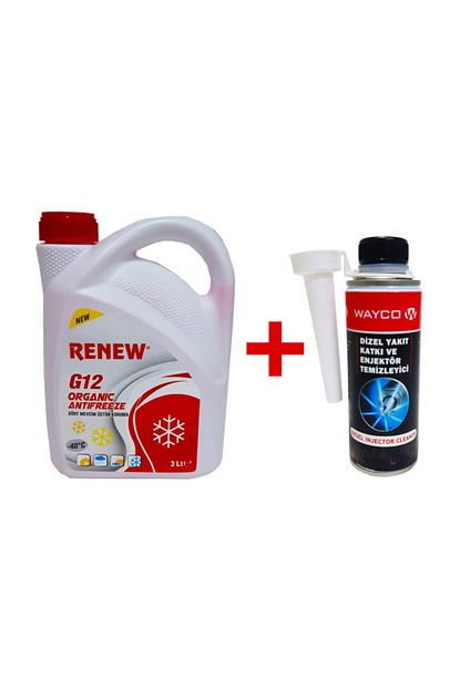 Wayco Renew G12 Kirmizi Antifiriz 40c 3 Litre 2019 Uretim Dizel Katki Hediyeli Trendyol