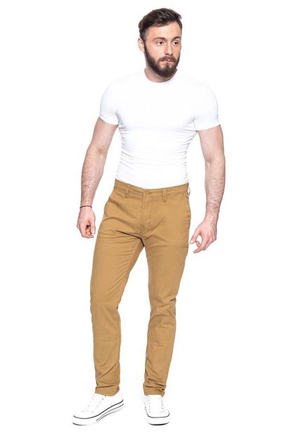 Lee Erkek Gold Keten Pantolon Trendyol