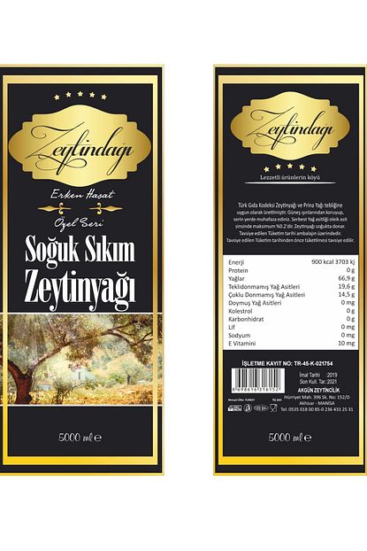 zeytindagi 4 adet 5 lt zeytindagi soguk