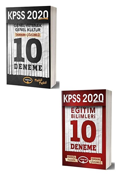 Yediiklim Yayinlari 2020 Gy Gk Ve Egitim Bilimleri Tamami Cozumlu 10 Fasikul Deneme Set Trendyol