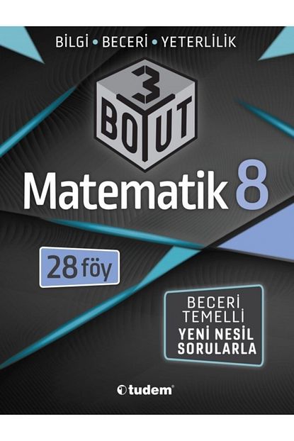 Tudem Yayinlari Tudem 8 Sinif Lgs 3 Boyut Matematik 28 Foy 2021 Lgs Kitaplari Trendyol