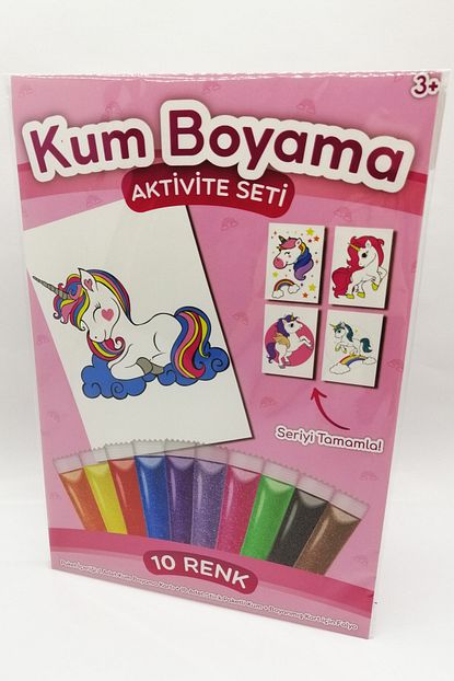 Kumbo Kum Boyama Neseli Unicorn Kum Boyama Aktivite Seti Trendyol