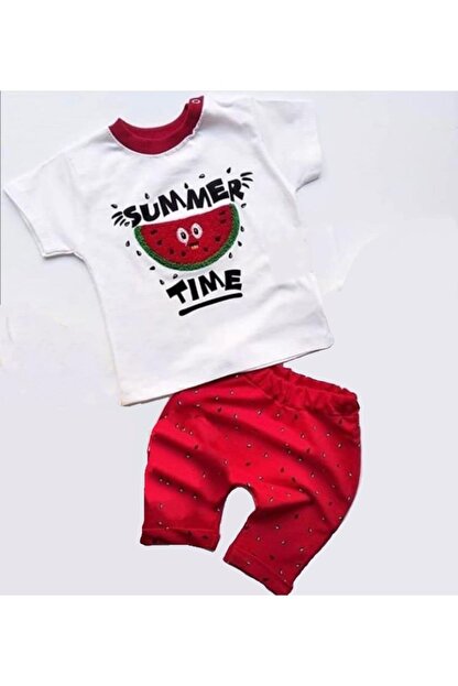Anilco Baby Erkek Bebek Karpuz Desenli Erkek Bebek 2 Li Takim Trendyol