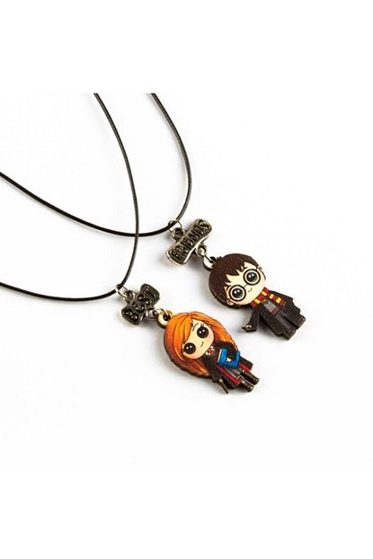 Alpcollection Harry Potter Best Friends Bff 2li Cift Suni Deri Ipli Kolye Trendyol