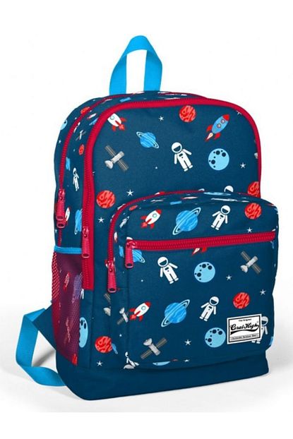 Yaygan Canta Coral High Erkek Cocuk Ilkokul Cantasi Lacivert Kirmizi Astronot Baskili Dort Bolmeli Trendyol