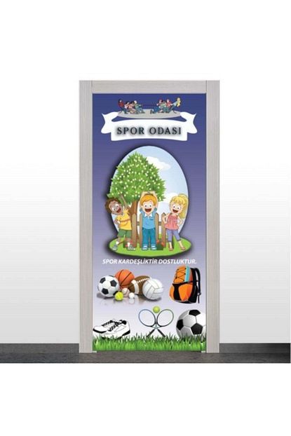 Okularenkkat Spor Odasi Kapi Giydirme Trendyol