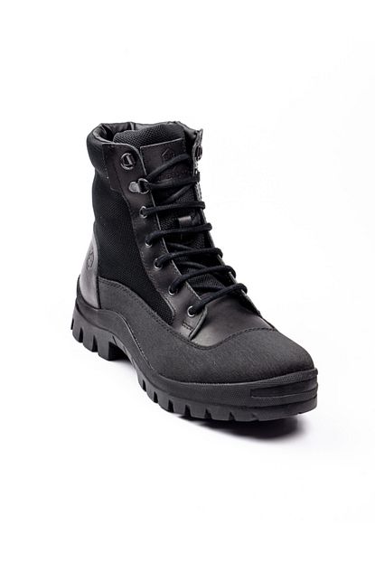 Lumberjack 100546093 Cesare Siyah Deri Erkek Postal Bot Siyah 40 Trendyol