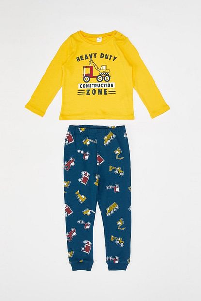 Defacto Erkek Bebek Baskili Pijama Takimi Trendyol