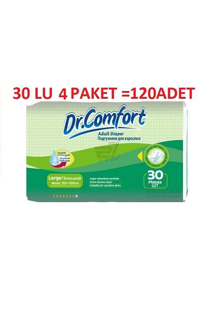 Dr Comfort Yetiskin Hasta Bezi Large Beden 120 Li Paket Belbantli Trendyol