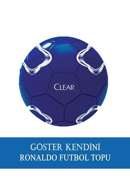 Clear Men Futbol Topu Champion Ronaldo Goster Kendini Trendyol
