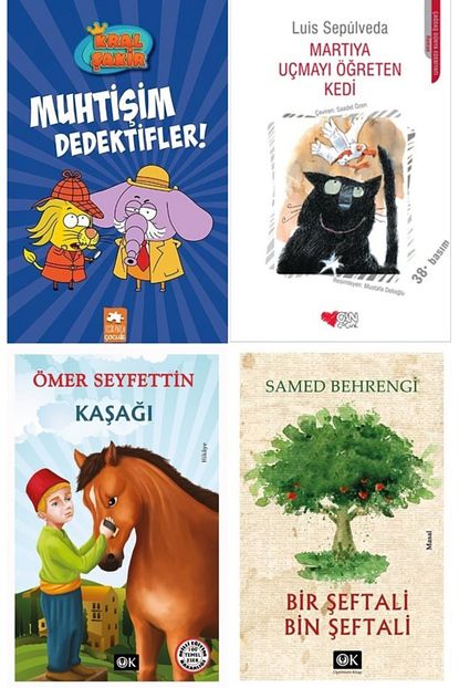 kral sakir 9 muhtisim dedektifler martiya ucmayi ogreten kedi kasagi bir seftali bin seftali seti