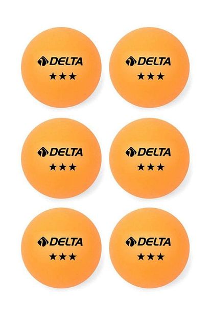 delta 6 adet turuncu masa tenisi topu pinpon topu fiyati yorumlari trendyol