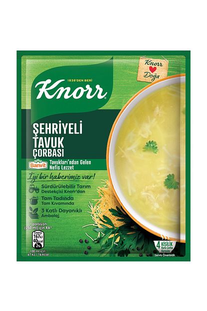 knorr hazir corba sehriyeli tavuk 58 gr fiyati yorumlari trendyol