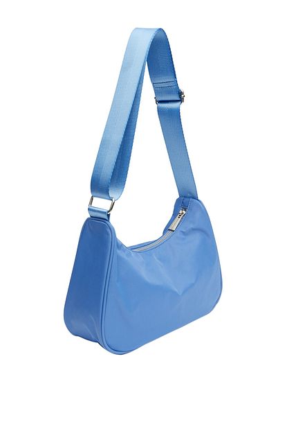 stradivarius kadin mavi kumas capraz