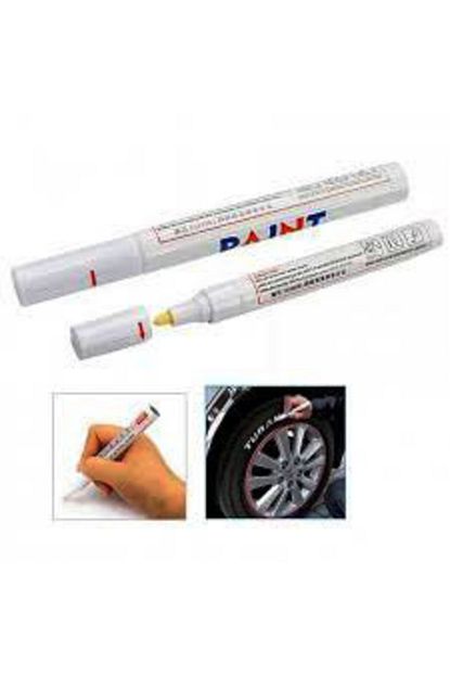 paint lastik boyama yazma kalemi beyaz