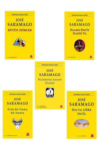 jose saramago 5 kitap set butun isimler ricardo reis in oldugu yil bilinmeyen adanin oykusu