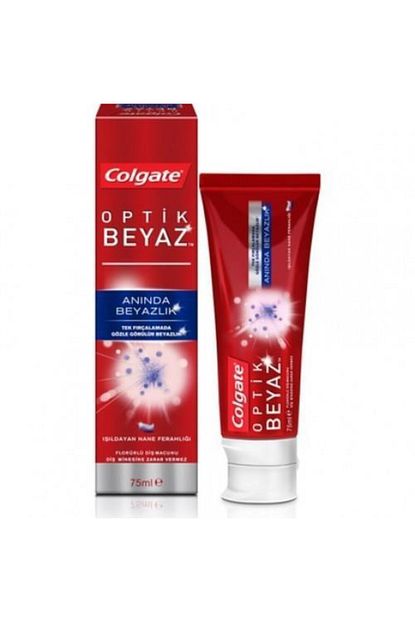 colgate optik beyaz aninda beyazlik dis