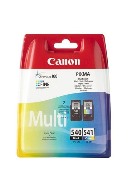 2 li paket murekkep kartus pg 540bk cl 541