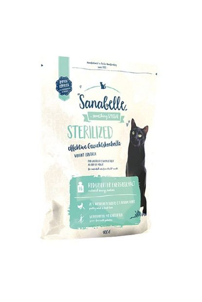 sanabelle sterilized kisirlastirilmis tahilsiz kedi mamasi 400 gr fiyati yorumlari trendyol