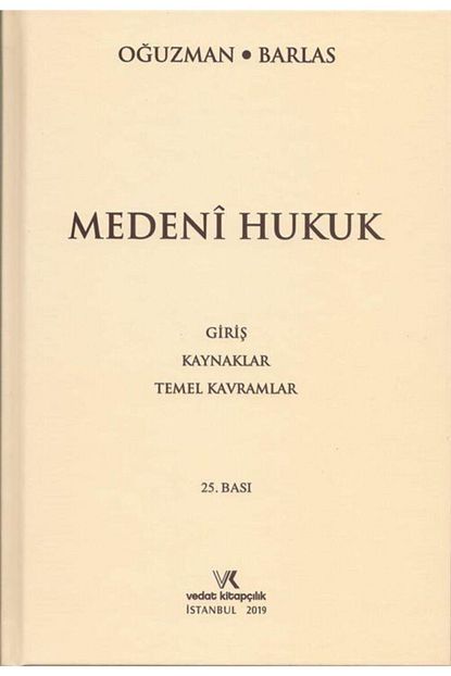 vedat kitapcilik medeni hukuk giris kaynaklar temel kavramlar fiyati yorumlari trendyol