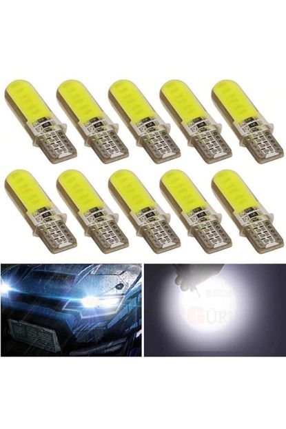 cooltech t10 w5w su gecirmez far ic lamba park plaka led ampul 12 ledli arac lambasi beyaz 10 adet fiyati yorumlari trendyol