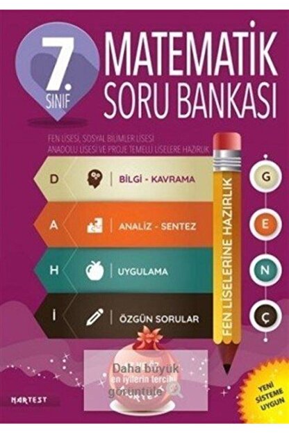 Nartest Yayinlari 7 Sinif Matematik Soru Bankasi Fen Liselerine Hazirlik Fiyati Yorumlari Trendyol