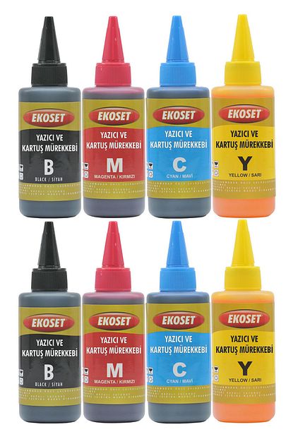 canon pixma g1420 g2420 g3420 g2460 g3460 gi 41 uyumlu murekkep 4 renk 4x200 ml