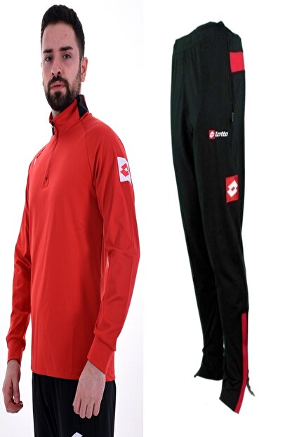 Lotto Esofman Takimi Kirmizi Yarim Fermuar R8926 N3452 Fiyati Yorumlari Trendyol