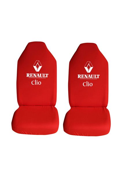 duran ticaret on koltuklar kirmizi penye araca ozel baskili renault clio ozel araba oto koltuk kilifi fiyati yorumlari trendyol