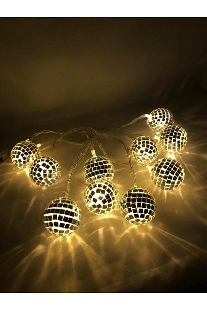 moonlovers hediyelik mini disko topu dekoratif susleme 10 lu led zinciri fiyati yorumlari trendyol