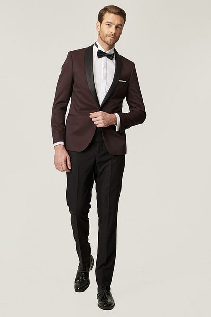 https www trendyol com altinyildiz classics erkek bordo siyah ekstra slim fit desenli smokin damatlik p 63006342