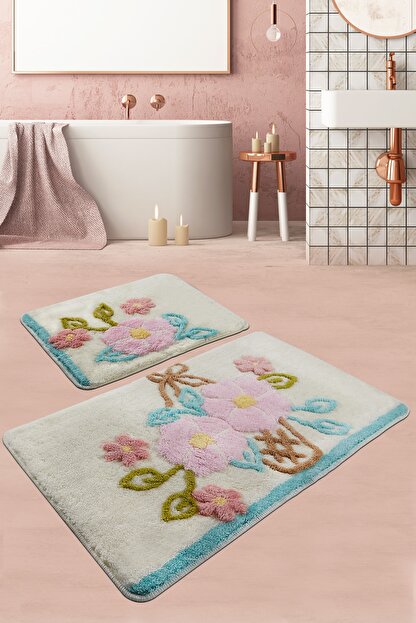 Chilai Home Bahce Ekru 2 Li Set Klozet Takimi Banyo Paspas Seti Halisi Fiyati Yorumlari Trendyol
