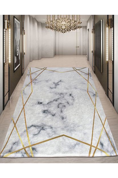 nur home nrh 47 gold mermer sungerli kadife lastikli hali ortusu fiyati yorumlari trendyol